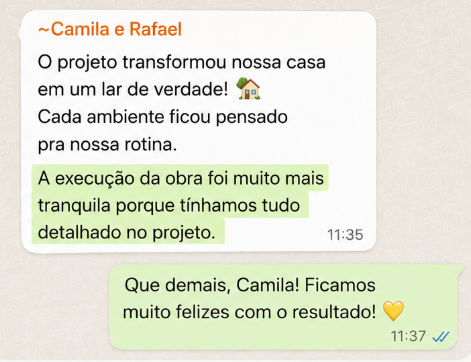 Depoimento de Camila e Rafael sobre o projeto da CocriARQ